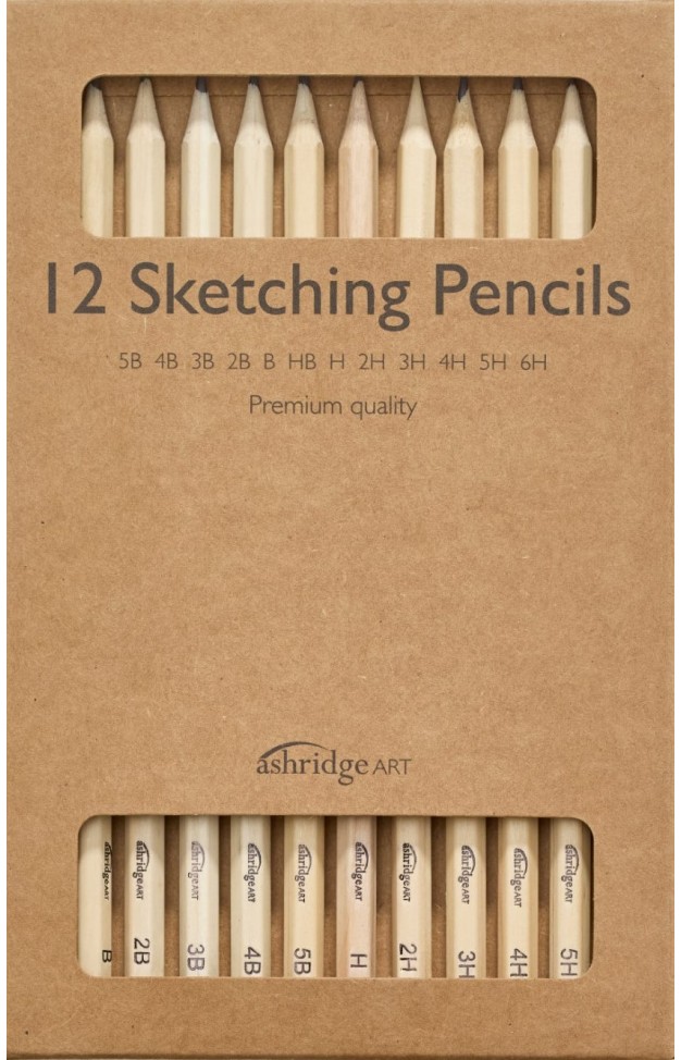 ASHRIDGE 12 PCS SKETCHED PENCIL SET